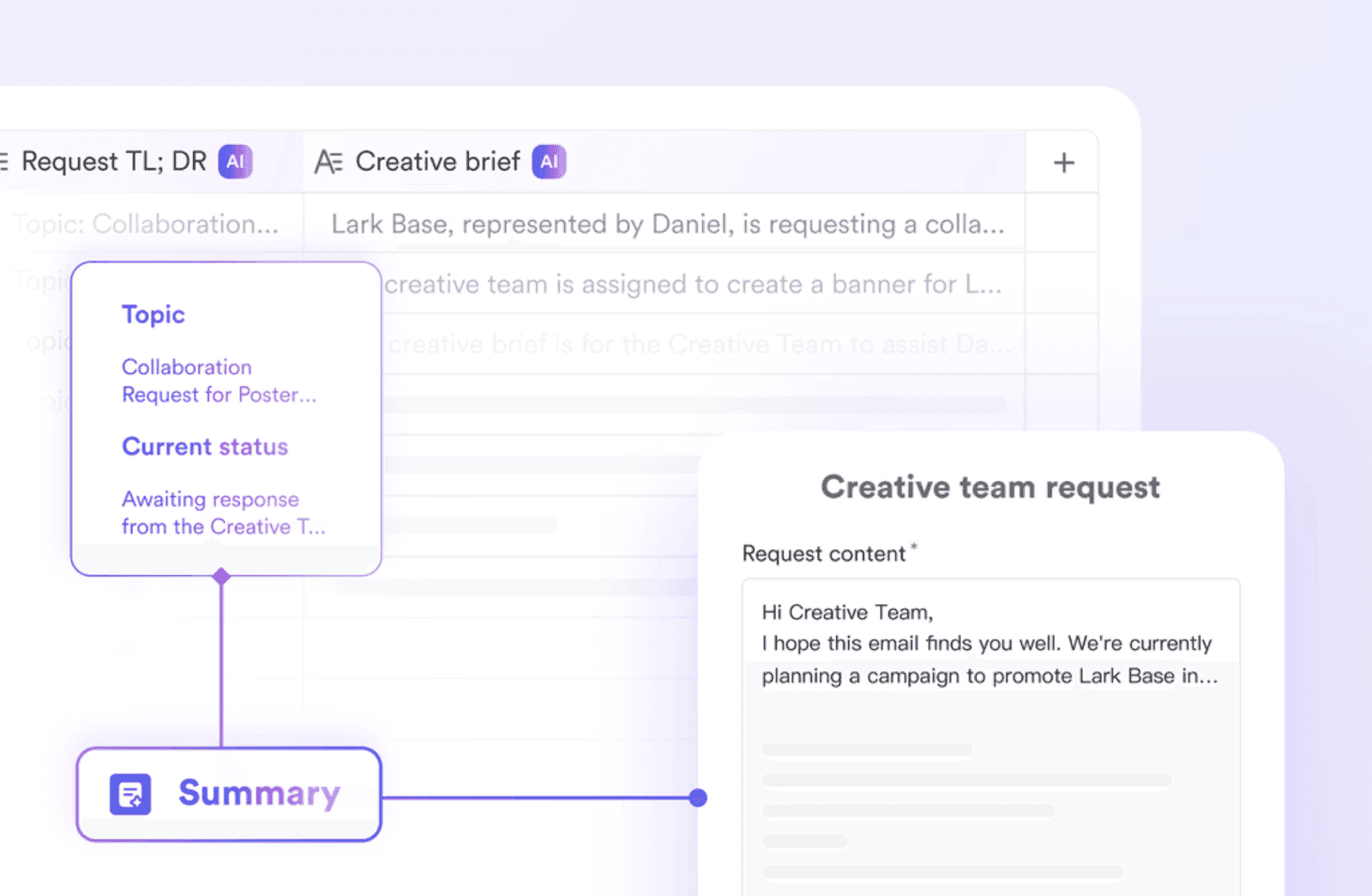 AI-powered Lark Base