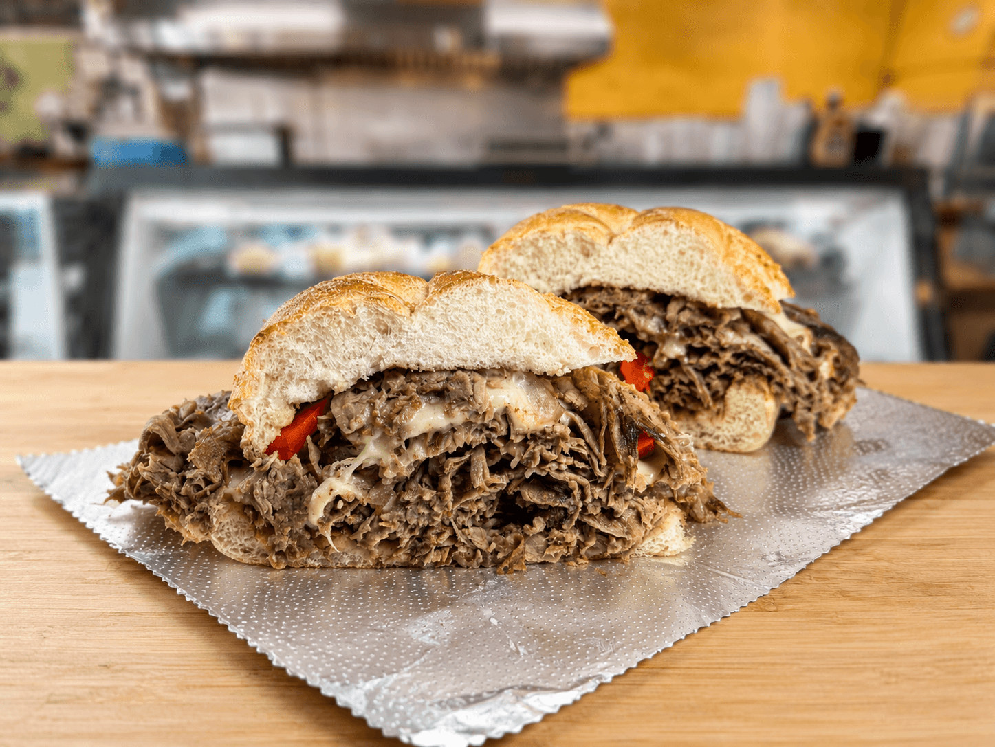 Philly cheesesteak at Russell’s Deli