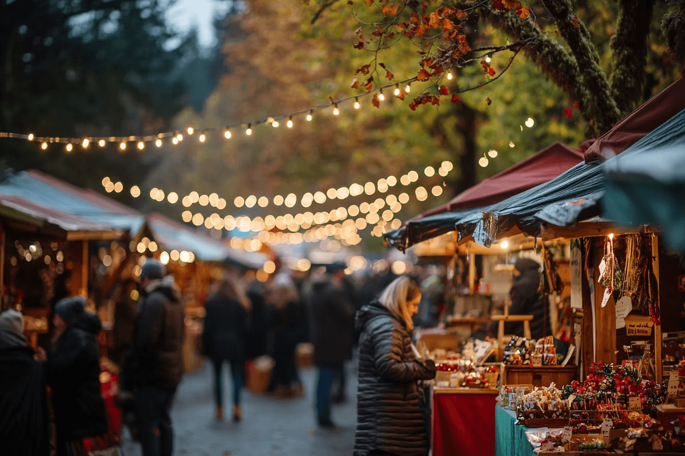 Local outdoor market featuring diverse produce and artisan products.