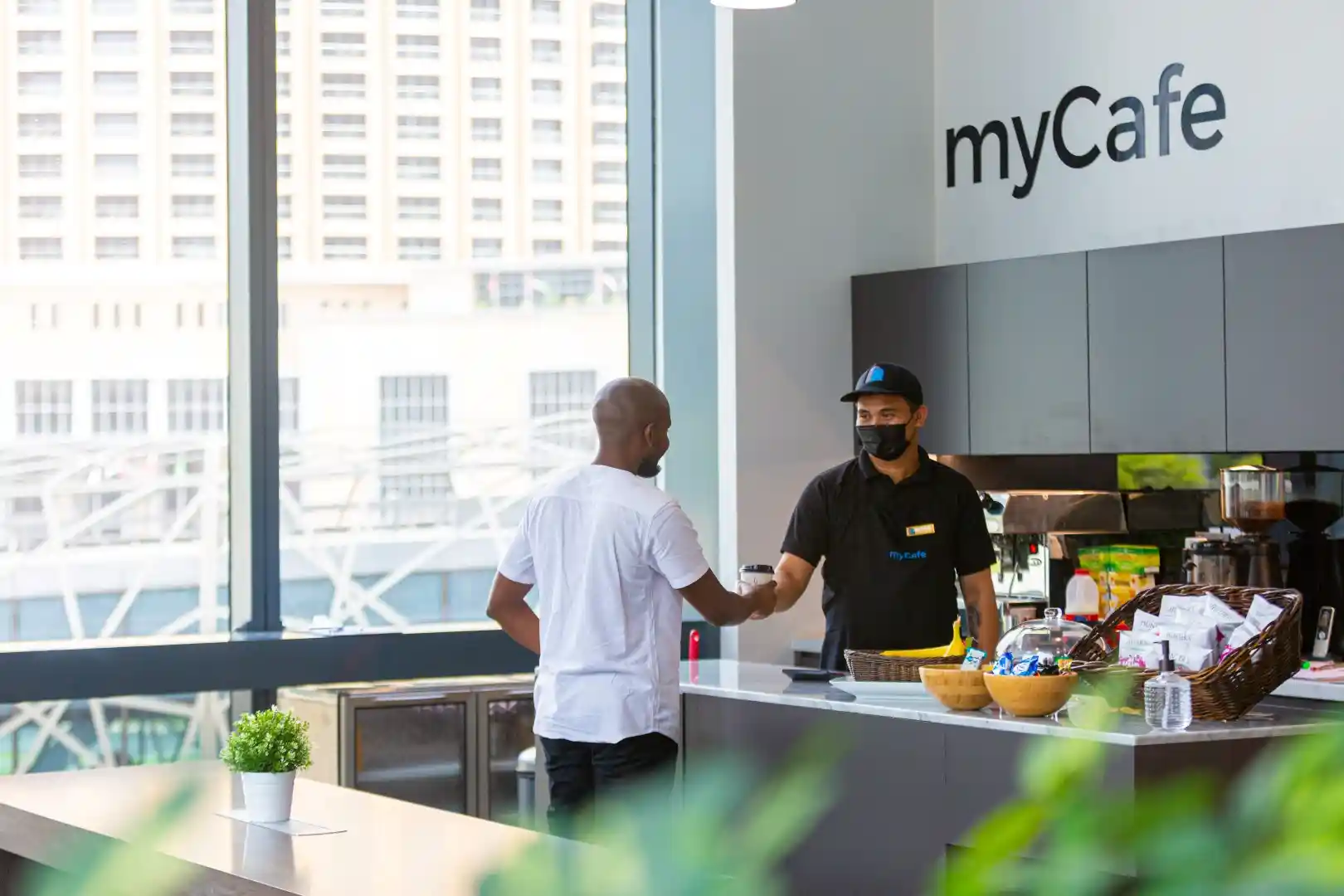 myCafe refreshments at a myOffice business centre in Dubai