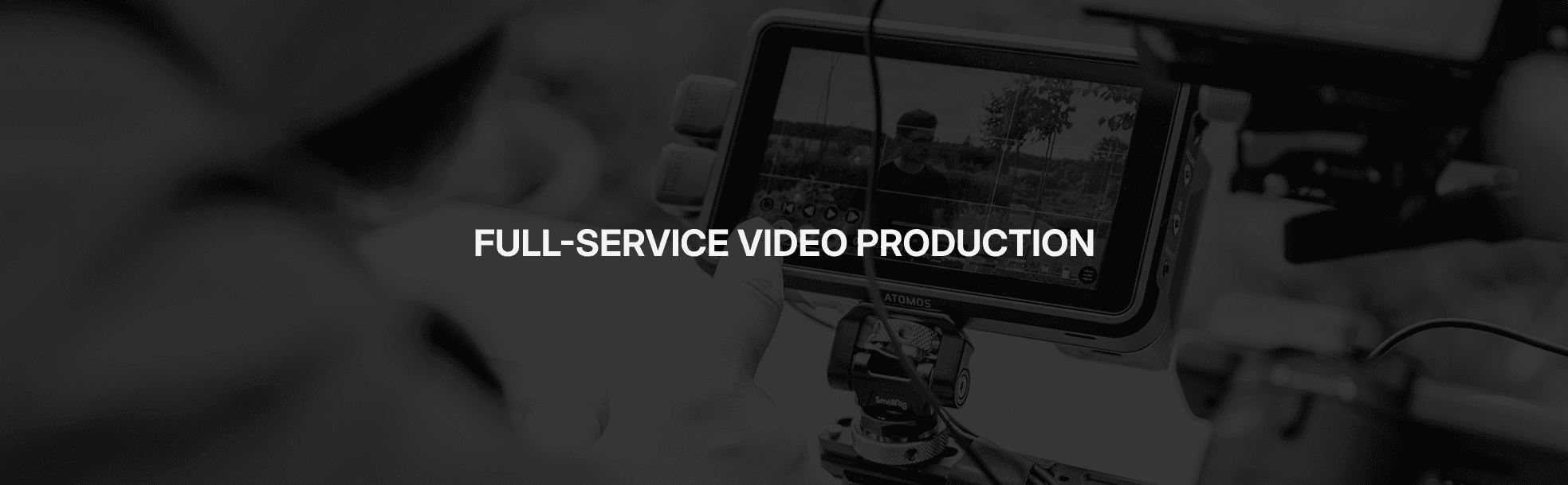 Cinema monitor for shooting