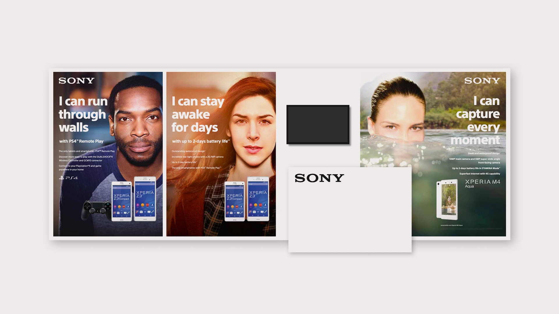 Homescreen with open bottom drawer