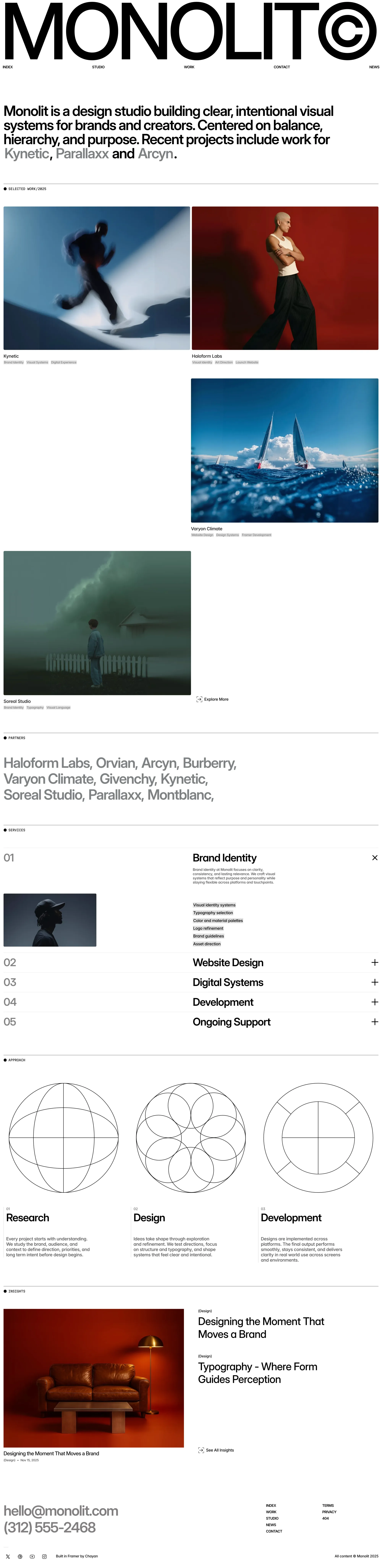 Manner - Creative Agency Template other page screenshot showcasing Art and Design design