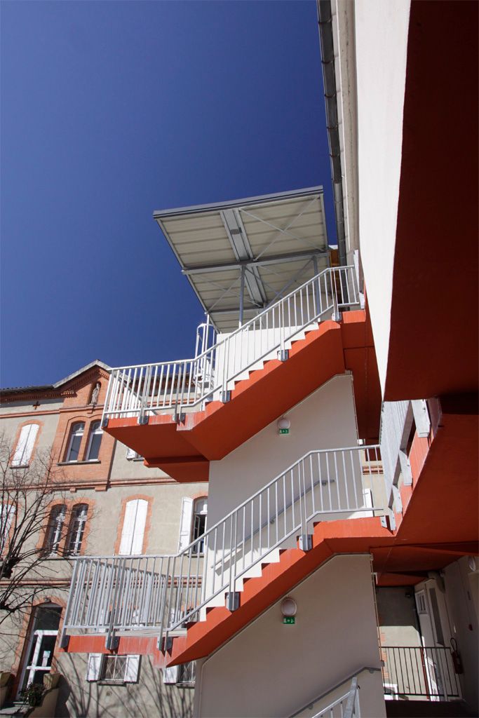 college des ursulines scolaire renovation toulouse tam architecture 6