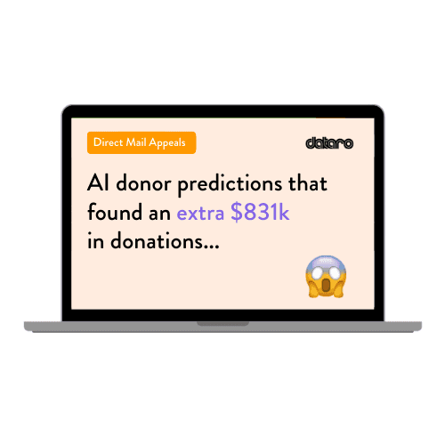 AI donor predictions