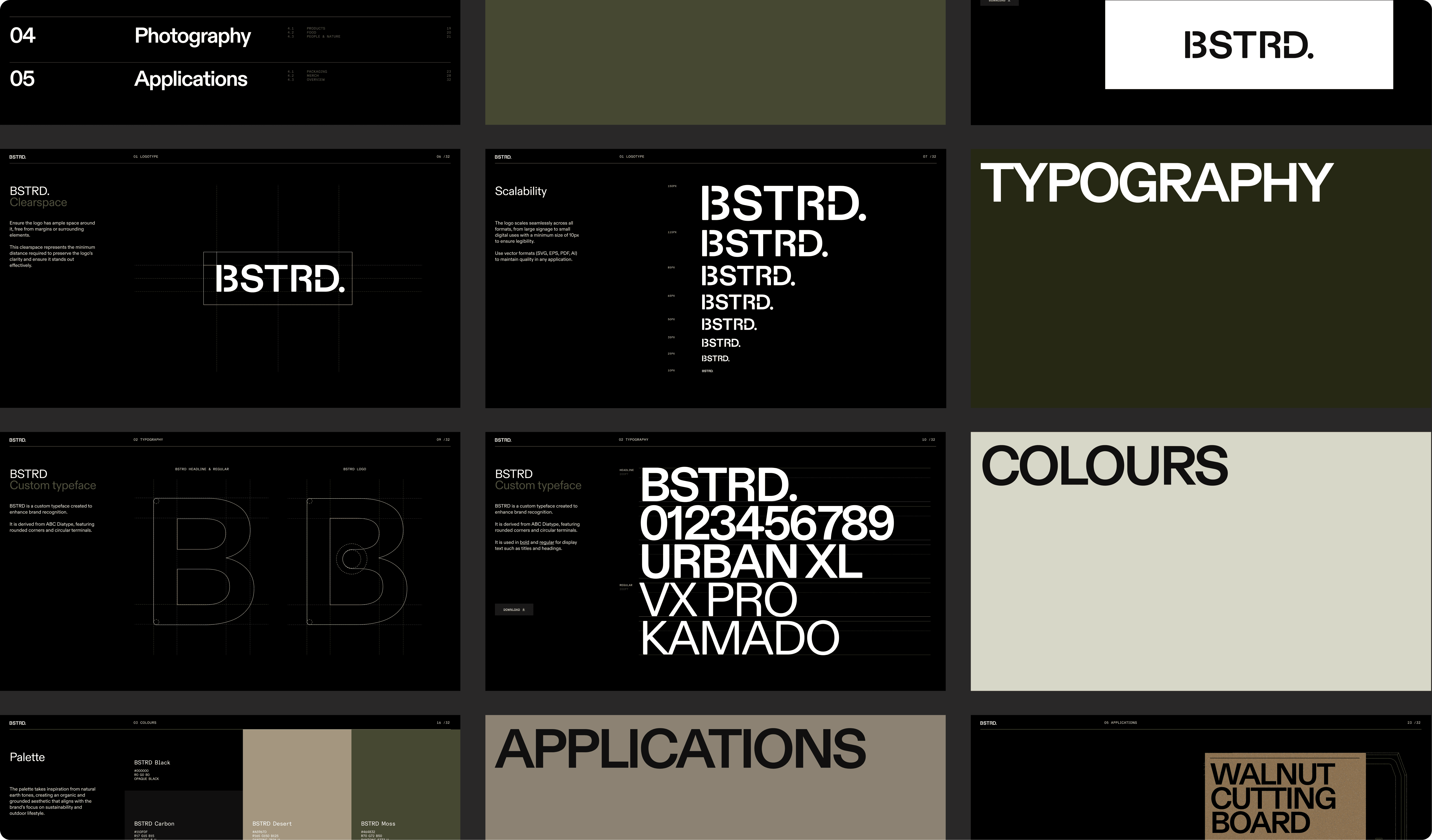 bstrd UI detail website overvieuw by analogue agancy