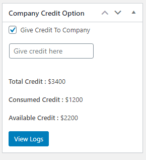 Setting Credit Limit