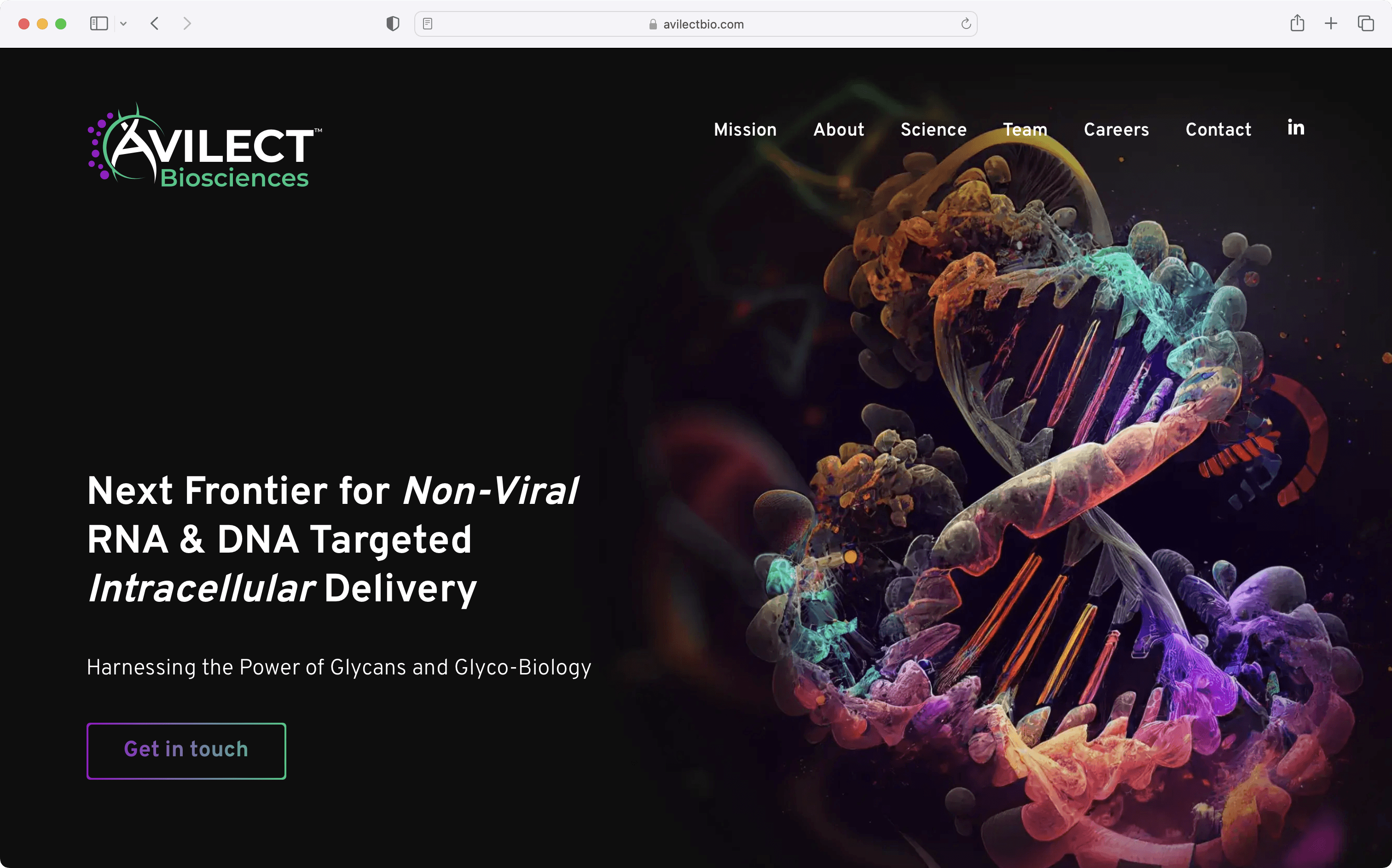 Avilect Bioscience Homepage