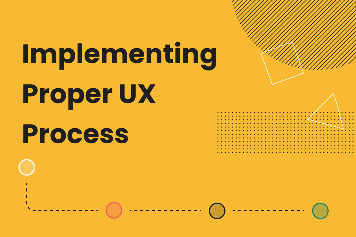 Implementing proper UX processes cover