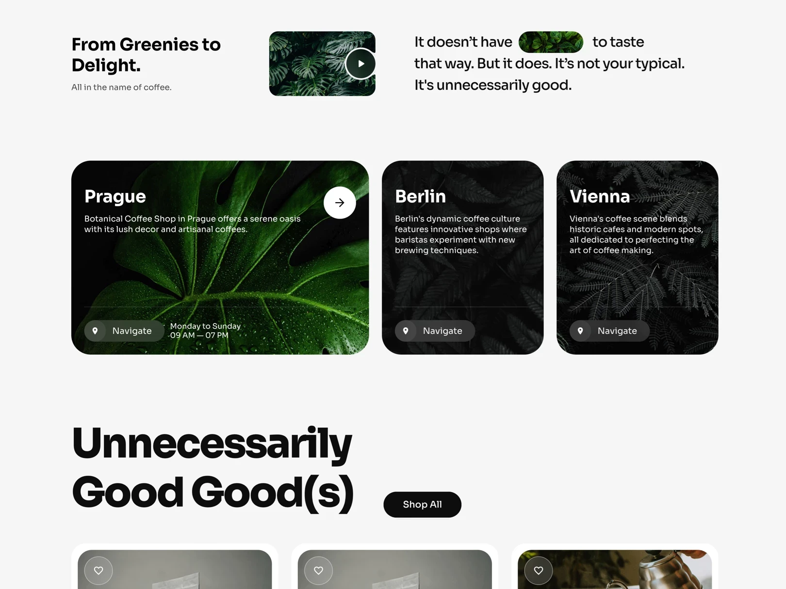 Botanical Framer website template