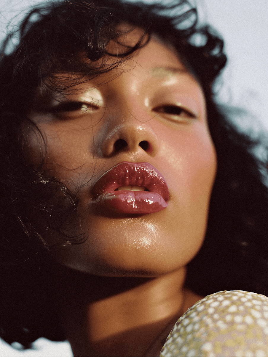 A close up of a blue eyeball in the dark