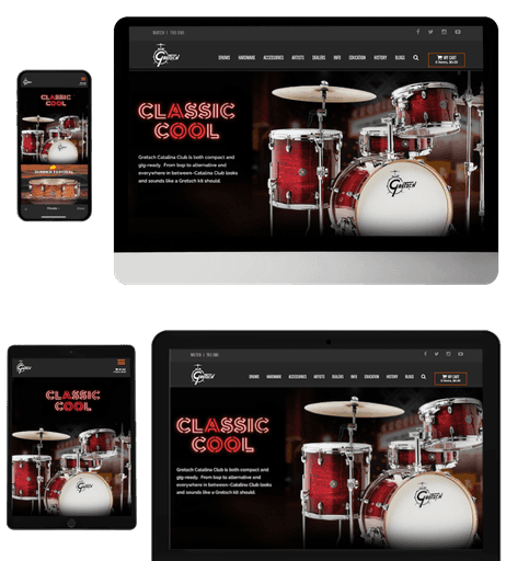 Gretsch Web Responsive