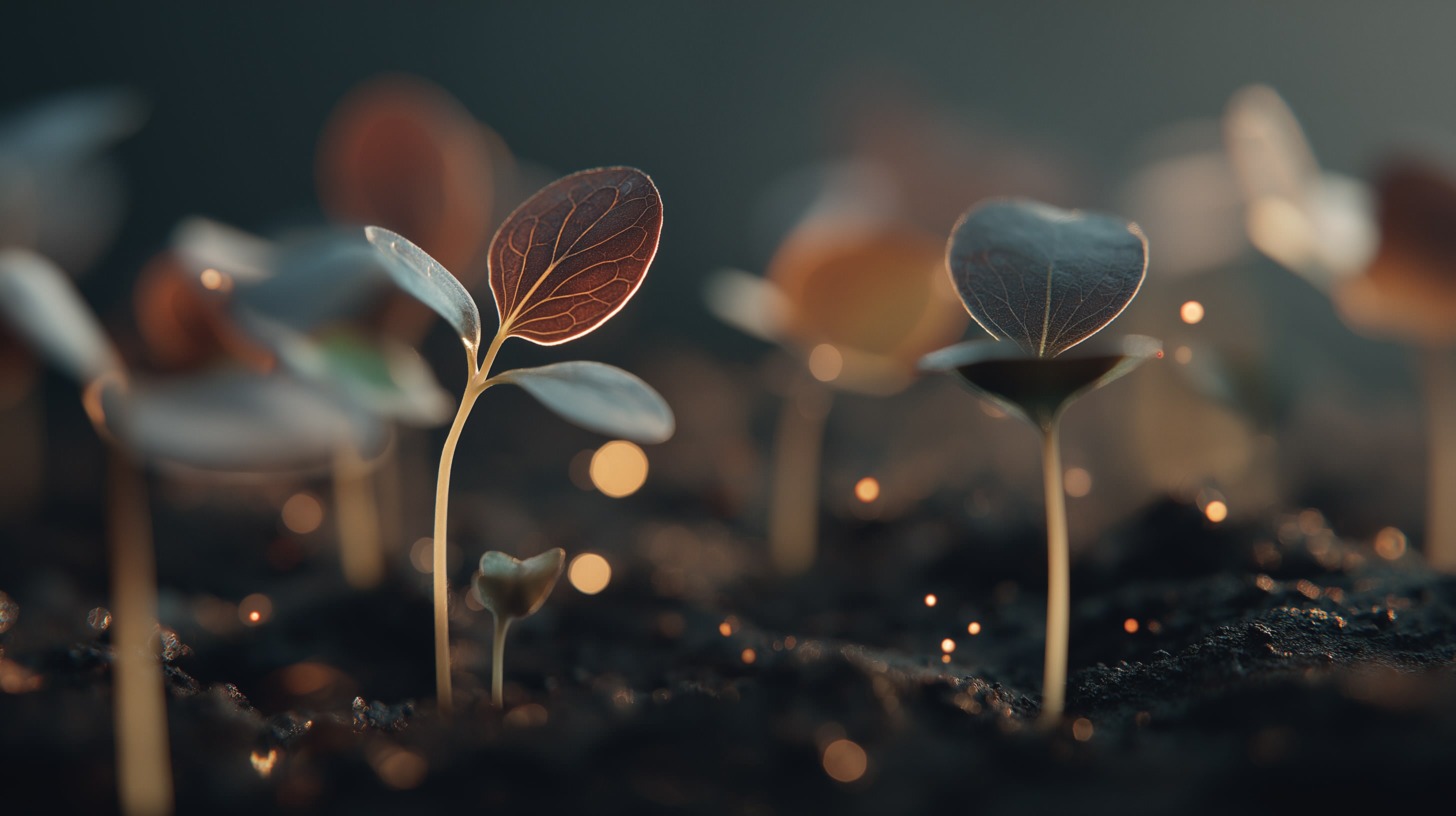 two people in a workspace working on their laptops 