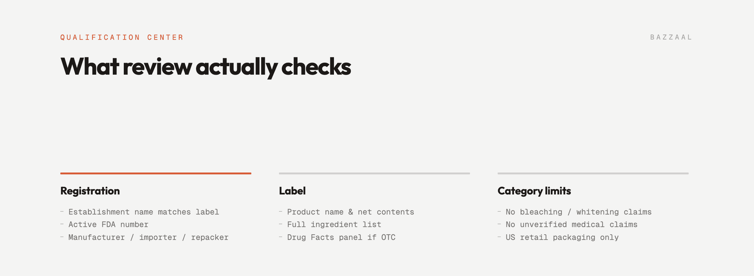 What TikTok Shop listing review checks: registration, label, and category limits