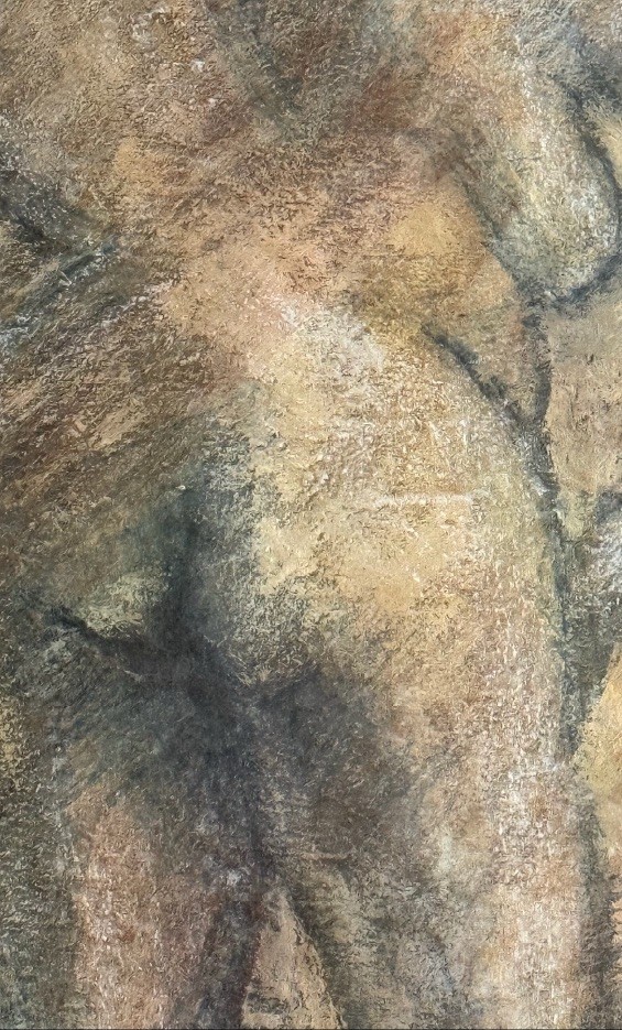 Earth Angered, 2019. Pastel on Paper. by Barbara Walker.