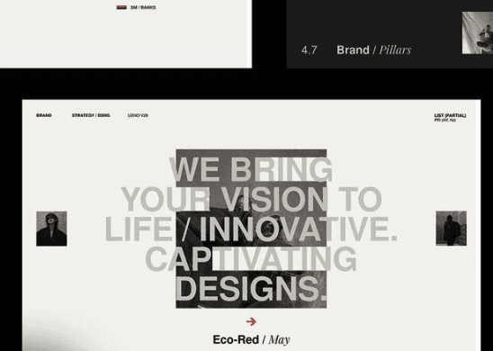 Example work of framer development