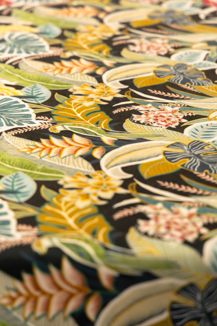 an abstract painting of a brown and black swirl