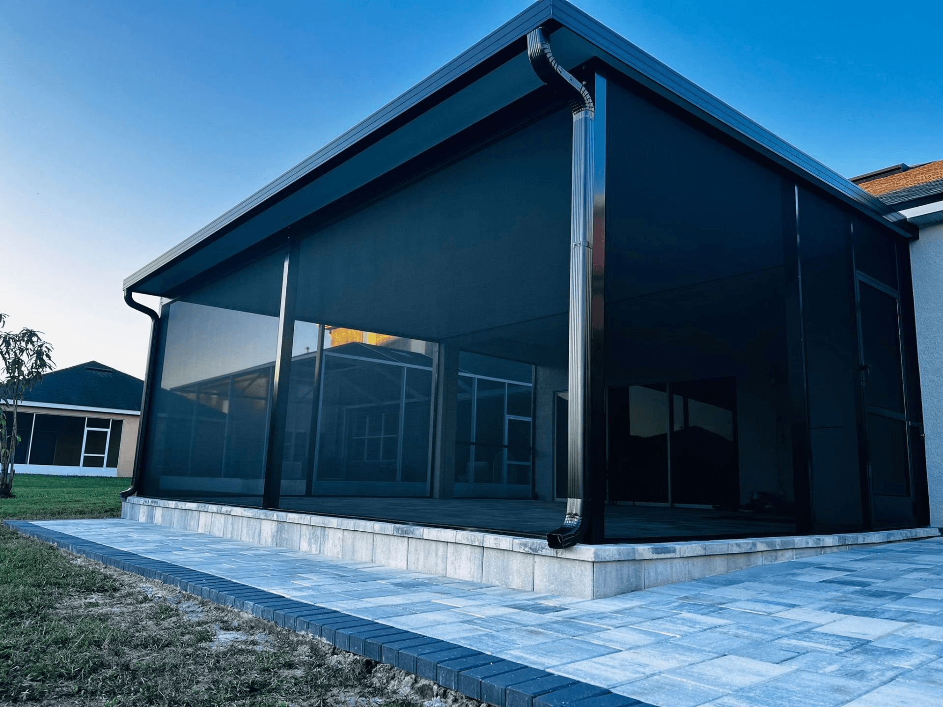 Large Pool Deck Enclosure
