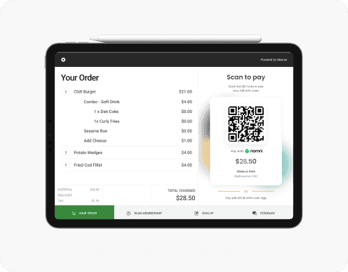 customer facing display for pos system