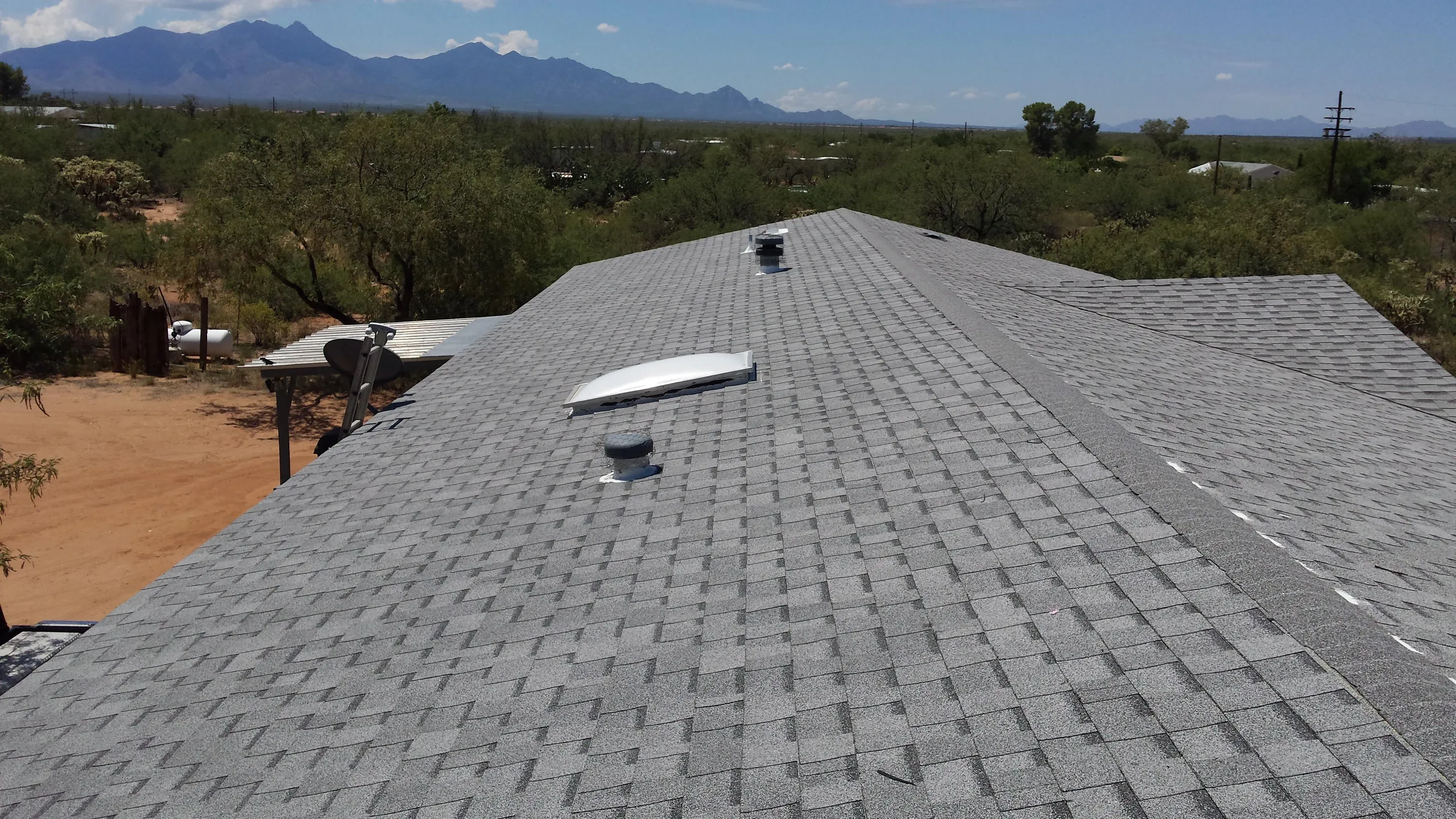 Roofing work by Silva Diversified Construction in Tucson