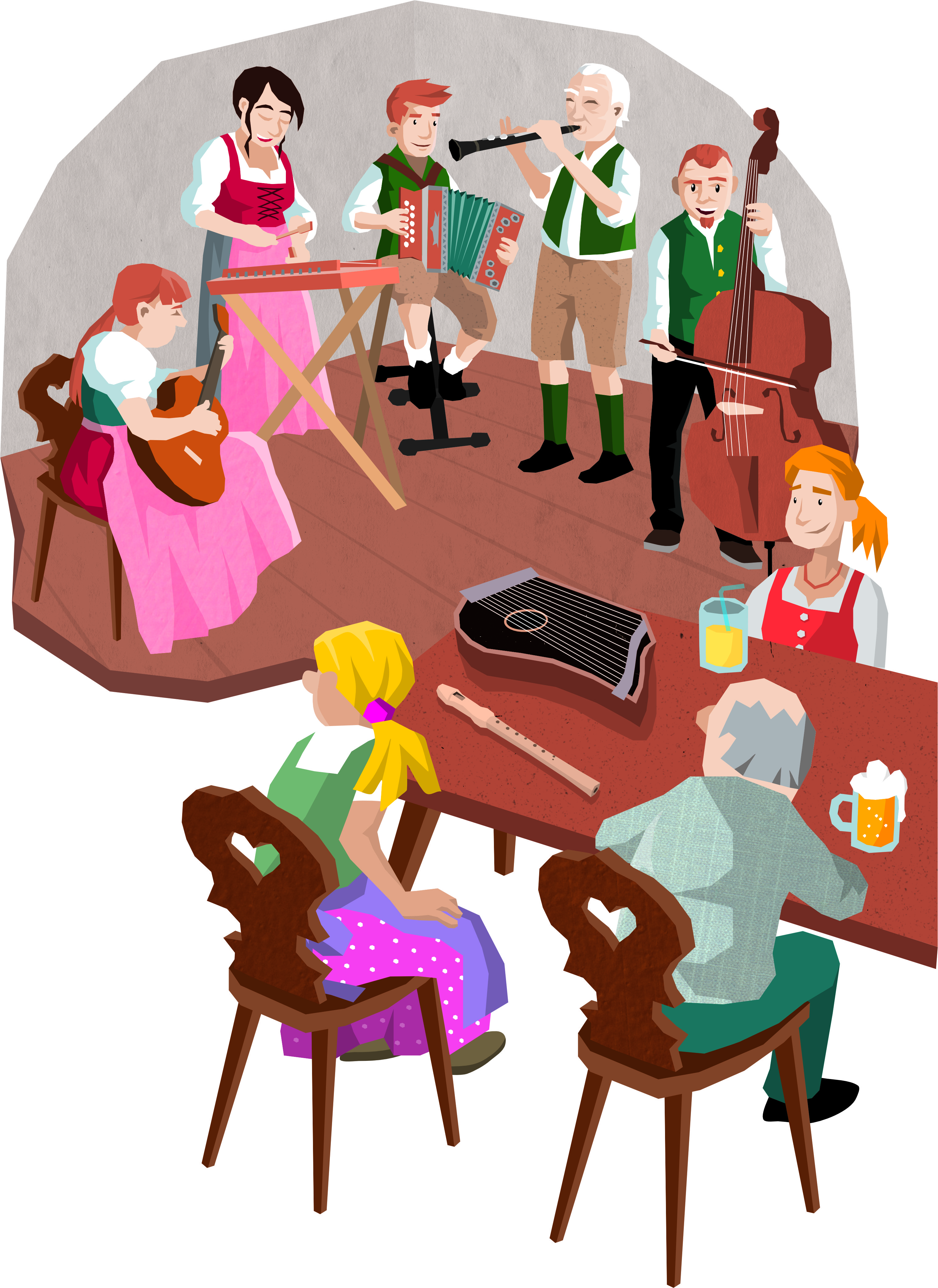 Rätselspaß Österreich, Musikanten