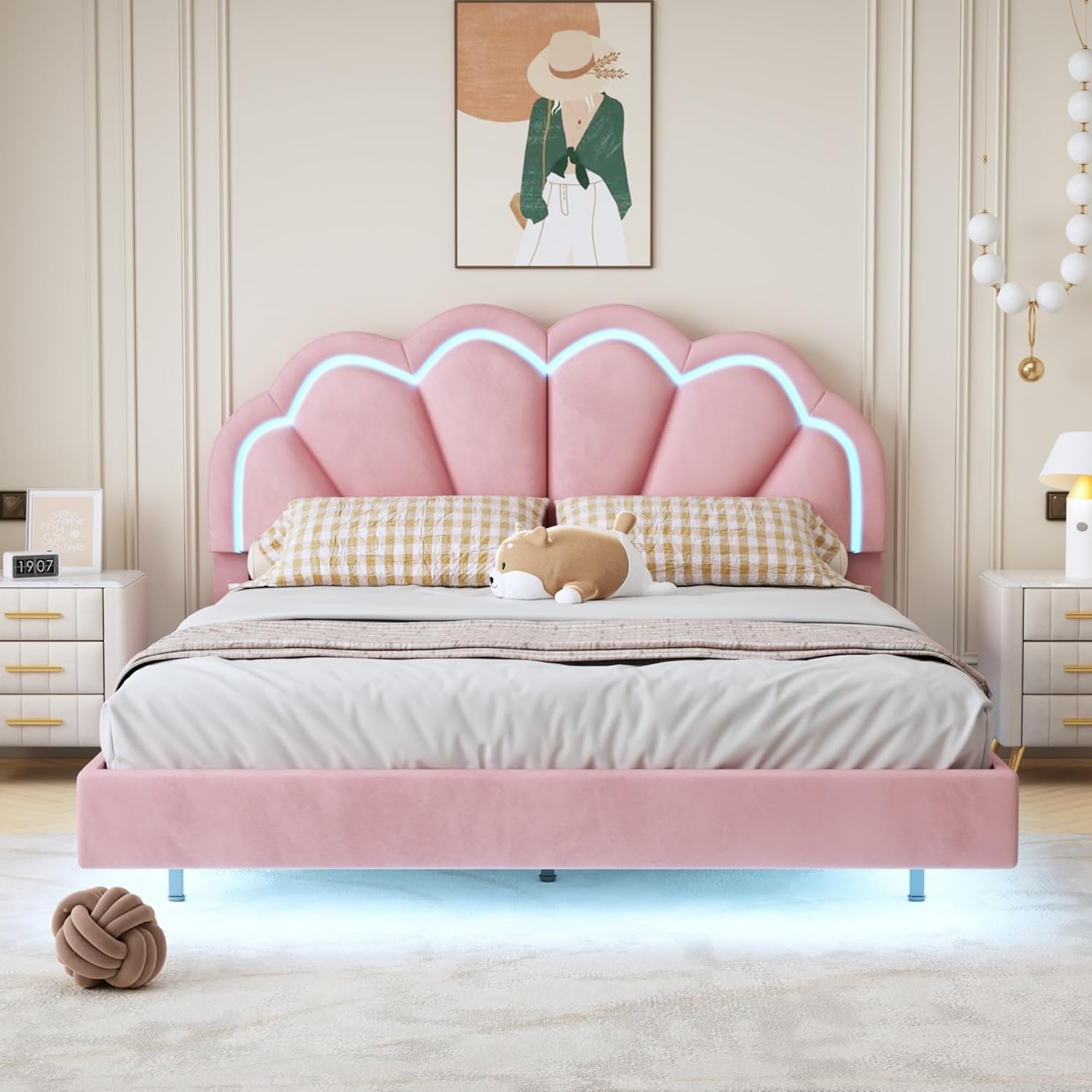 Upgrade your home or office with the floating cloud bed, built for style and functionality.