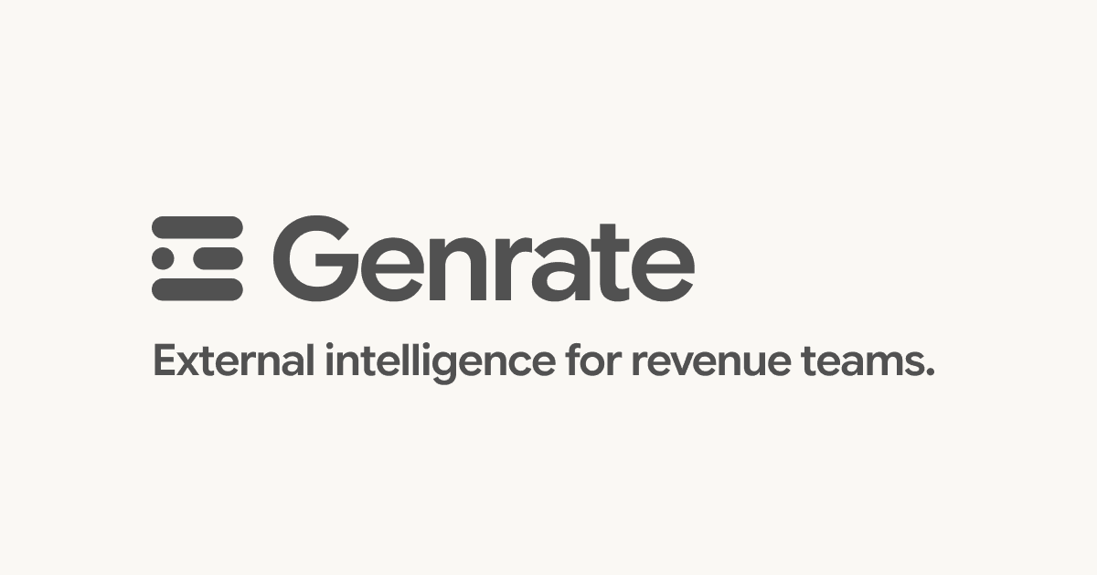 Genrate AI Review 2026: An Engineer's Look at External Intelligence for Revenue Teams