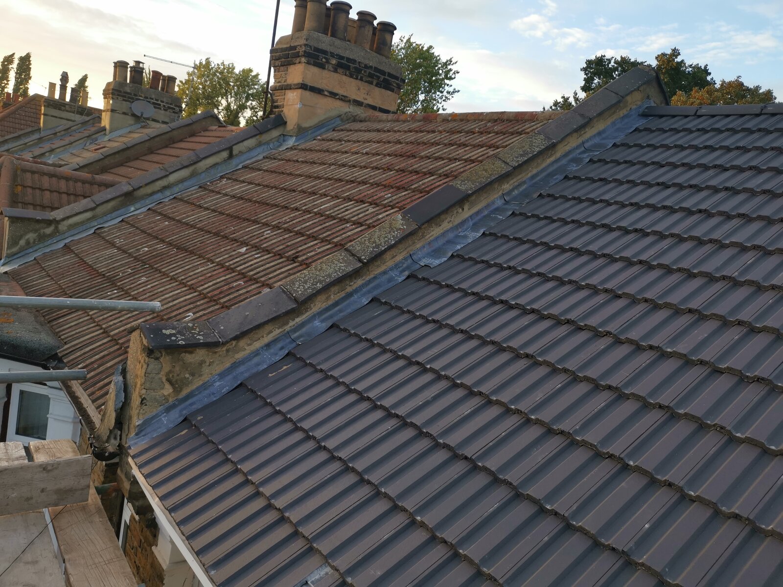 Victorian Slate Roofs on Mid-Terraces