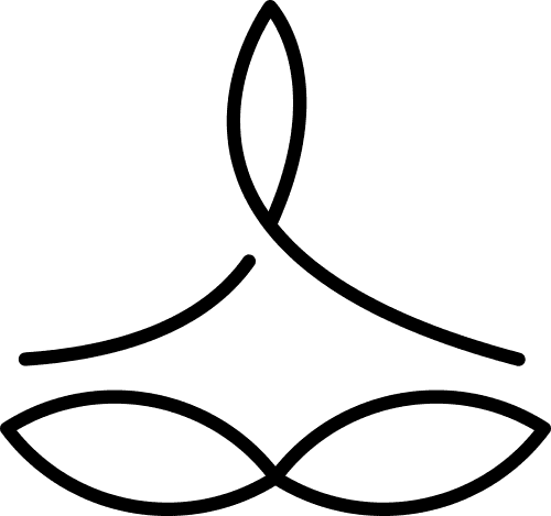 Icône lotus symbole de yoga et éveil