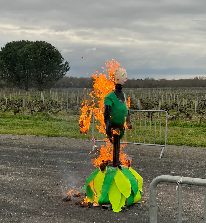 Fée qui brûle carnaval