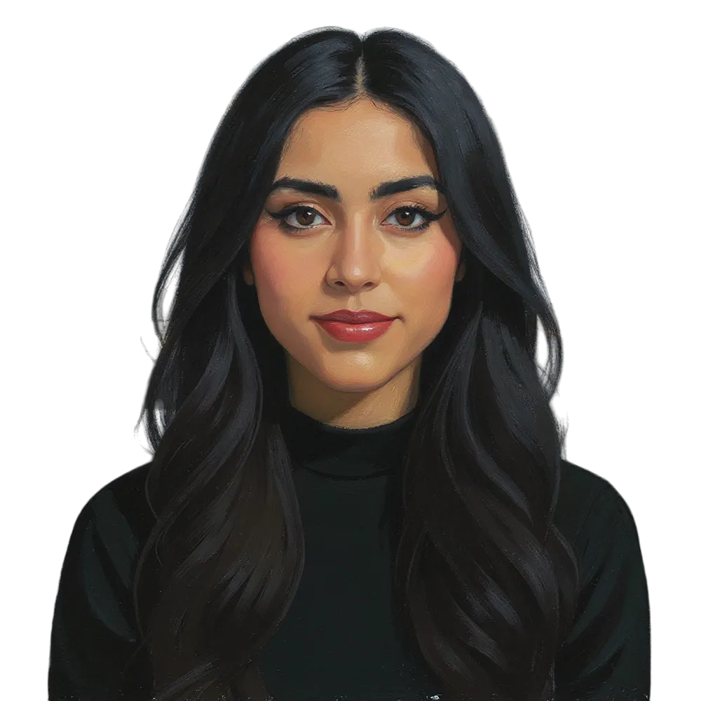 Un retrato ilustrado profesional de Aryana