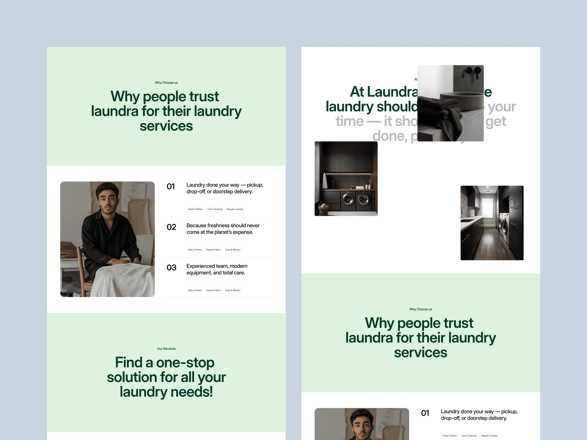 Laundry Service Business Template