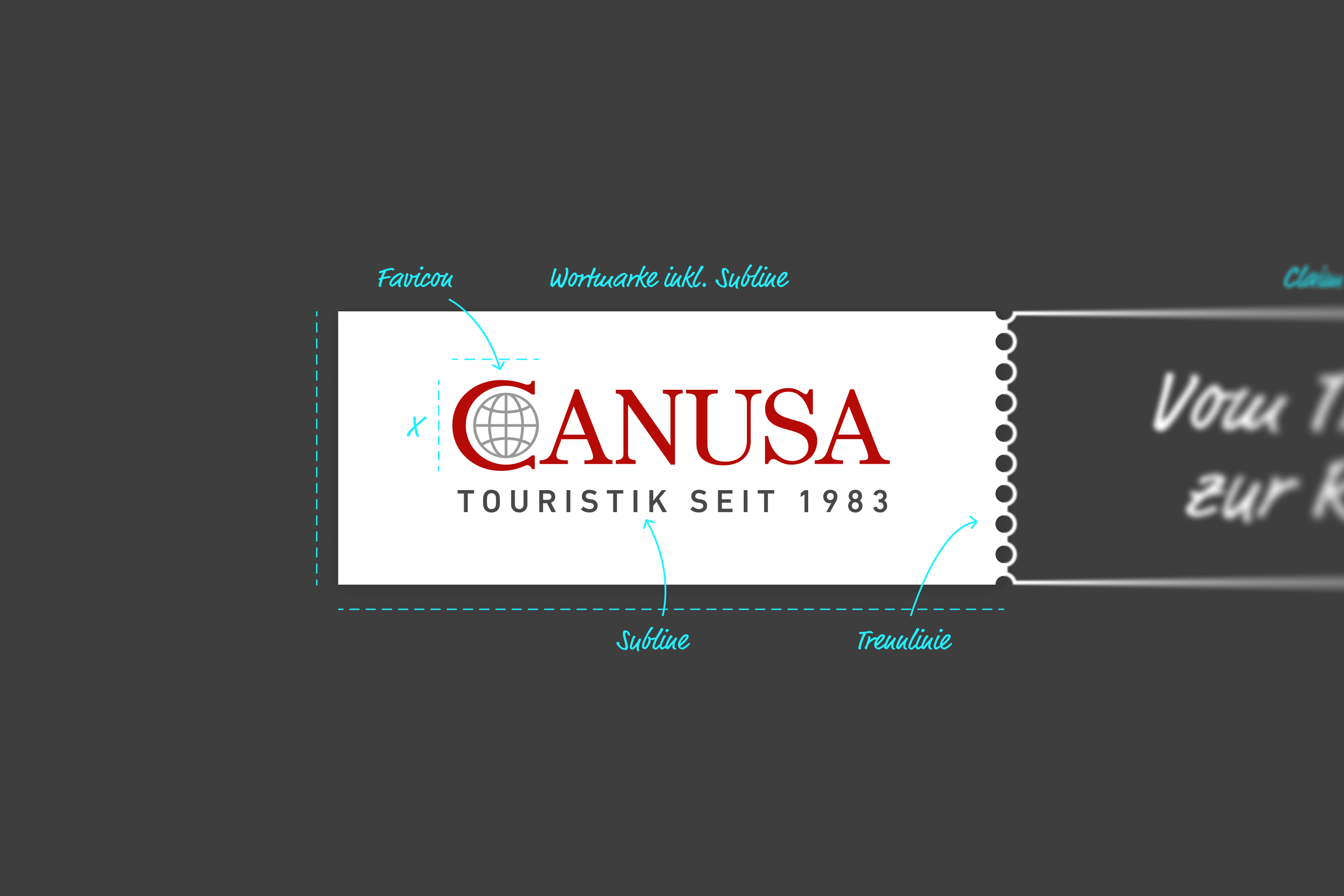 Logo: CANUSA TOURISTIK SEIT 1983