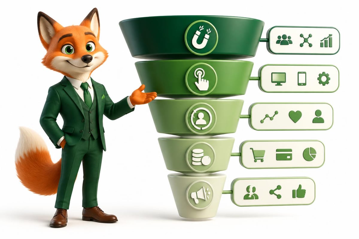 Digital growth funnel