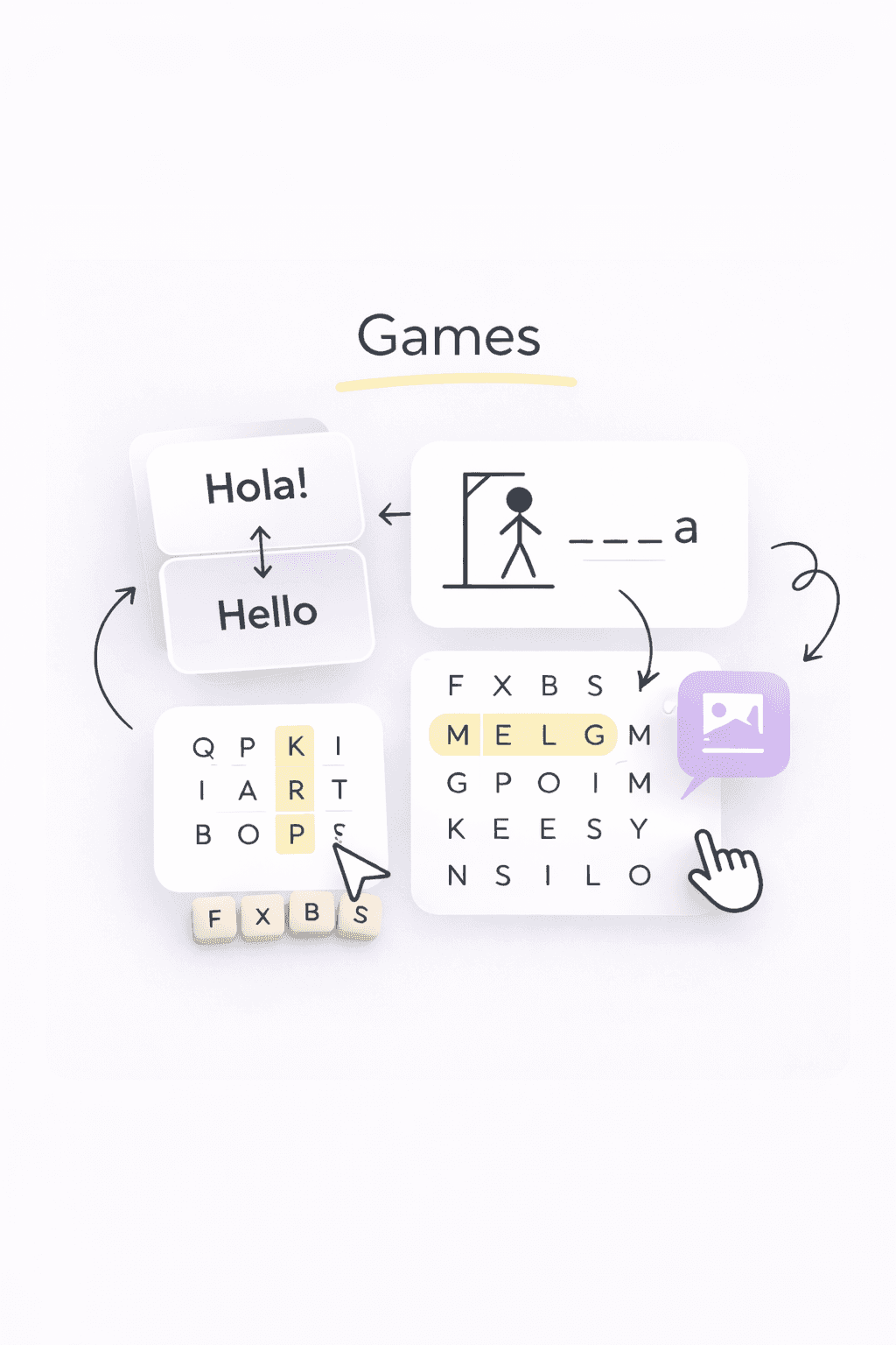 Spanish game hangman