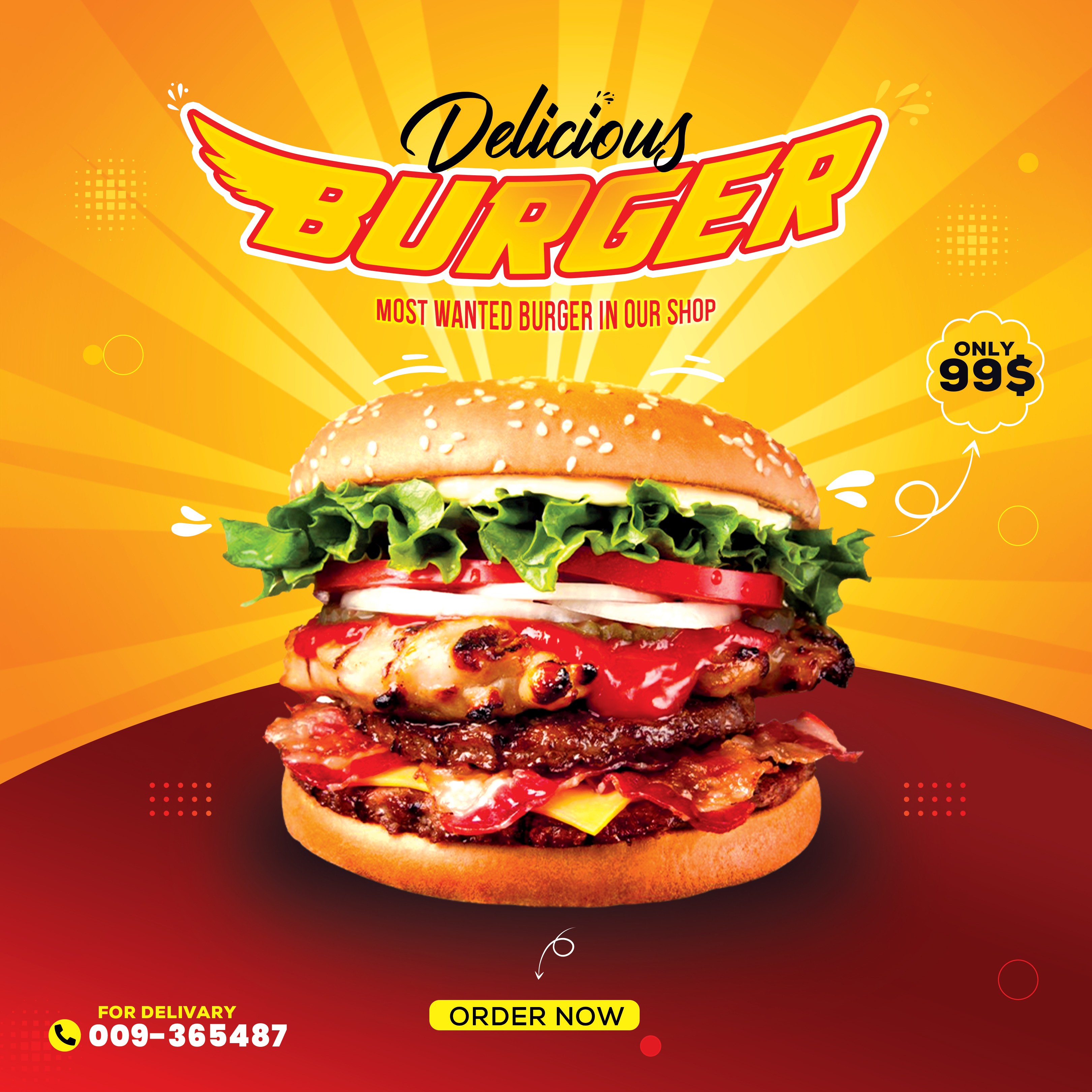 Burger Poster