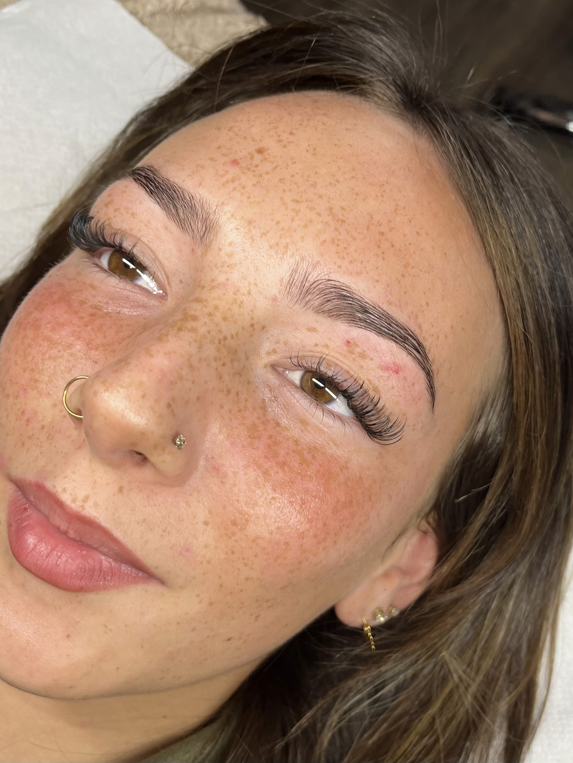 Faded eyebrows before