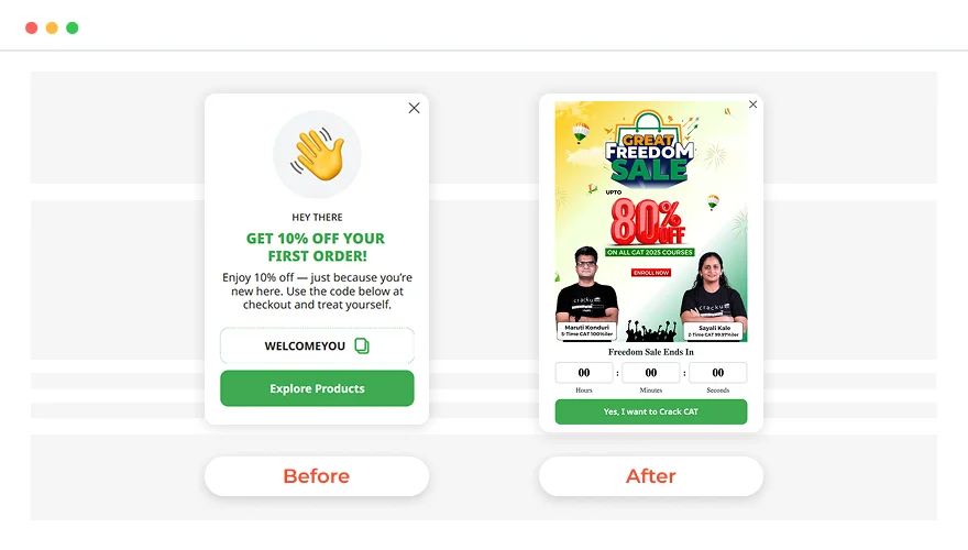 Independence Day sale widget