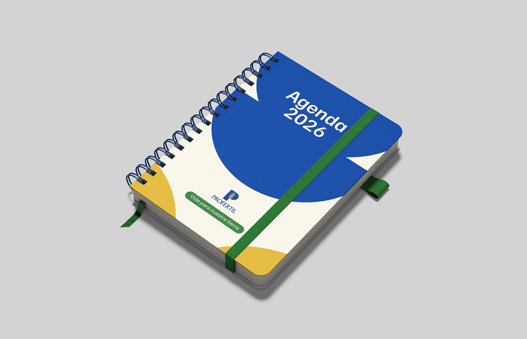 una pieza de branding para Profertil, la agenda del 2026 con la nueva identidad de marca