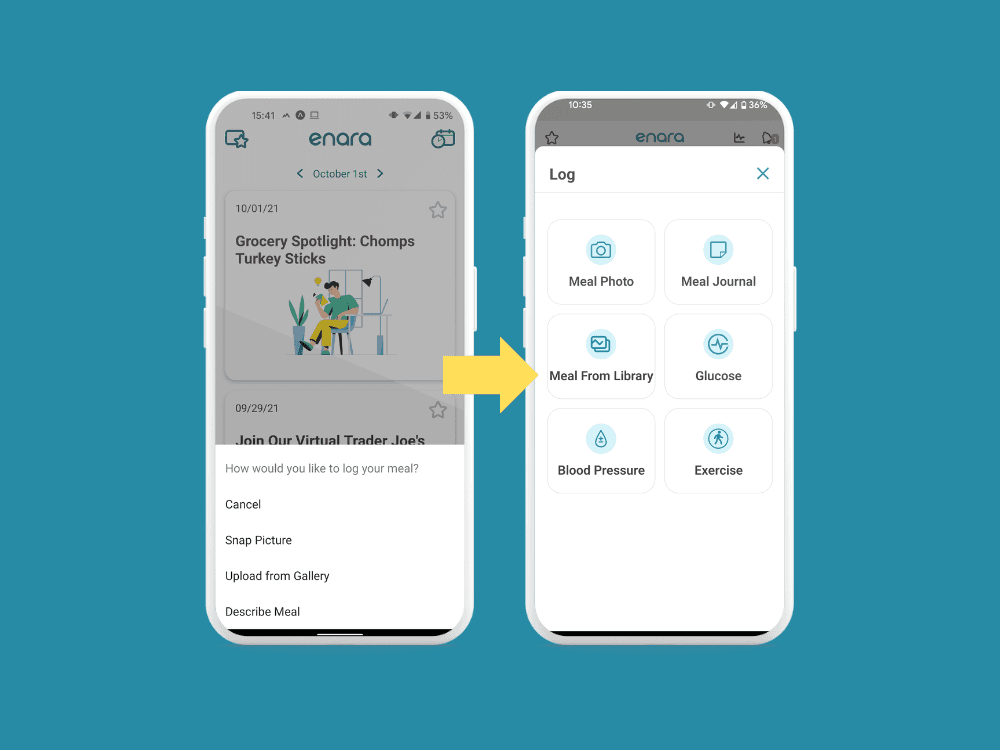 Enara Health app screen