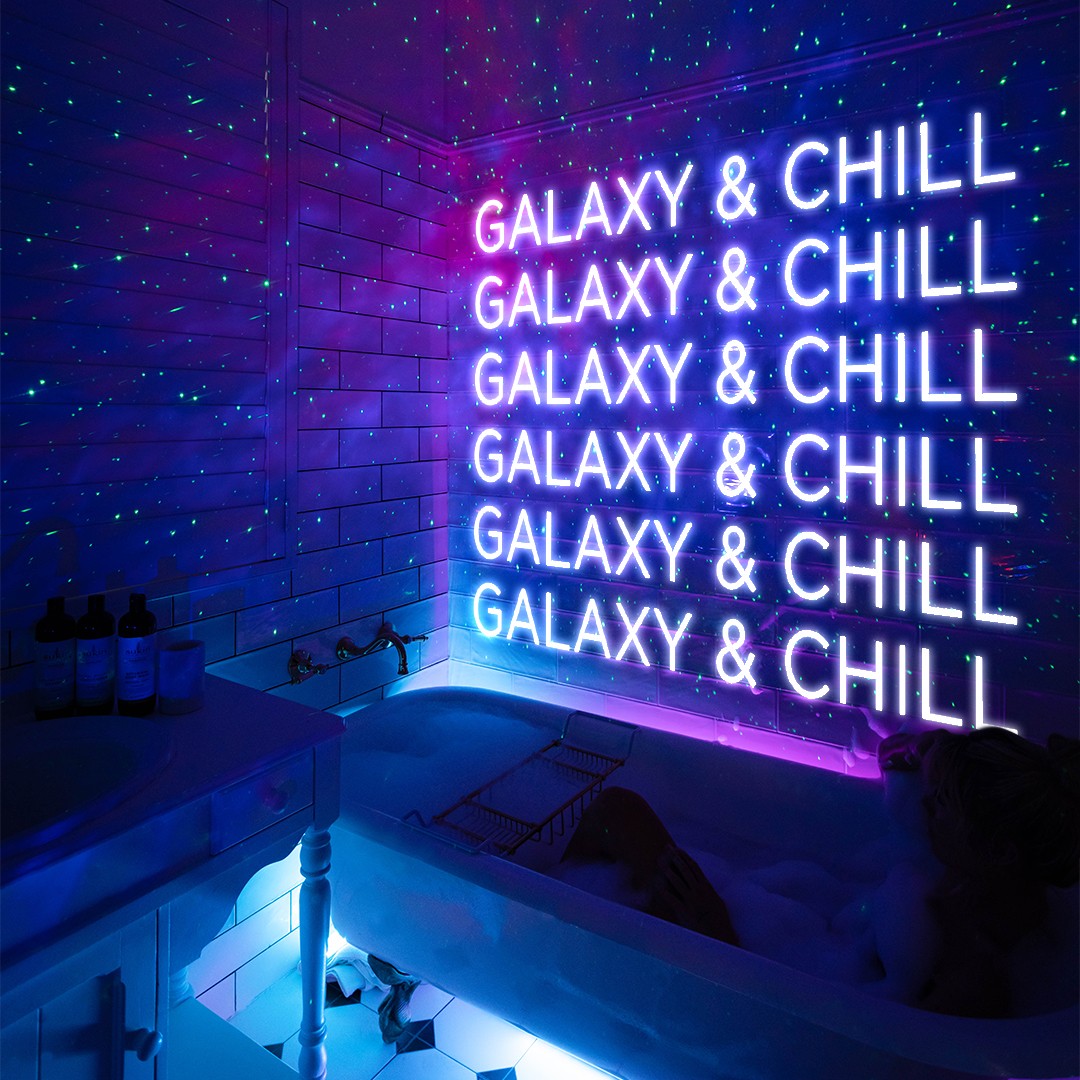 Galaxy Lamps lifestyle and influencer content