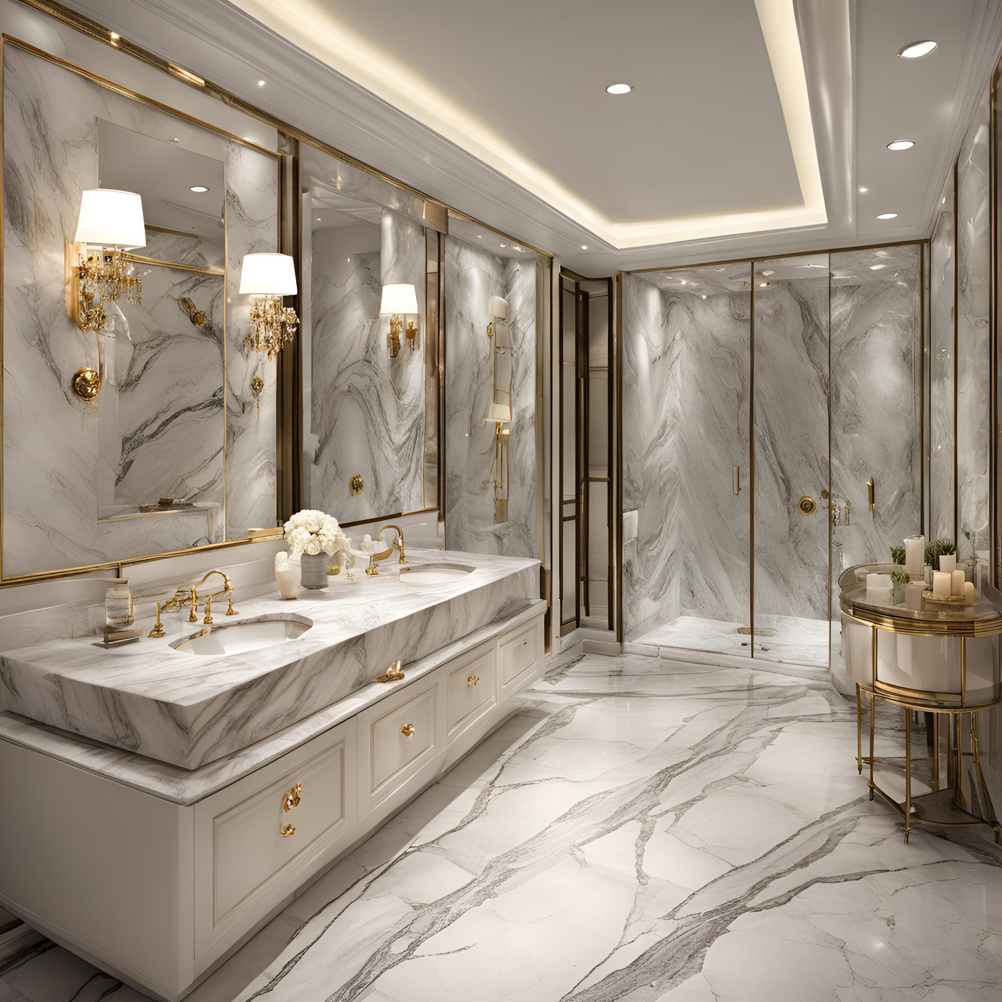 marble bathroom