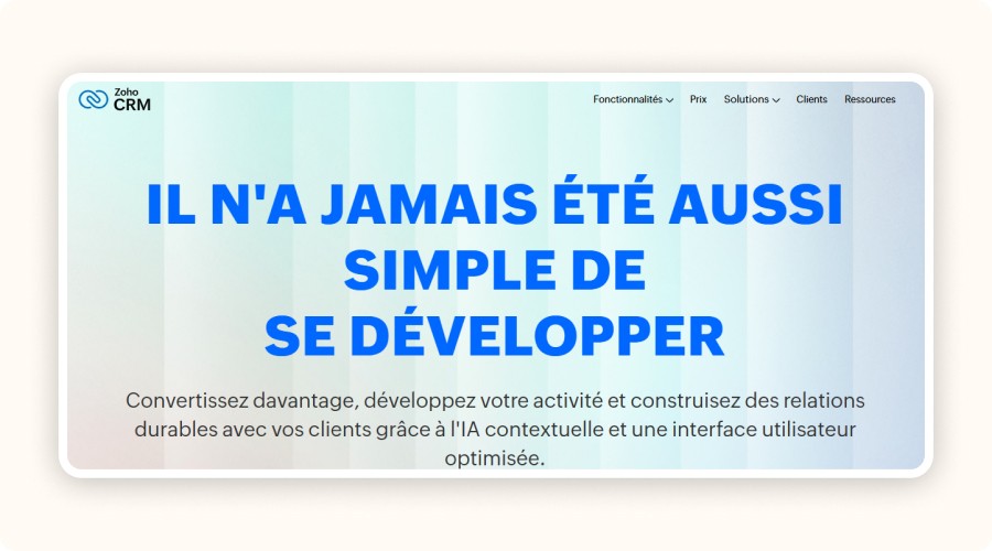 Zoho CRM