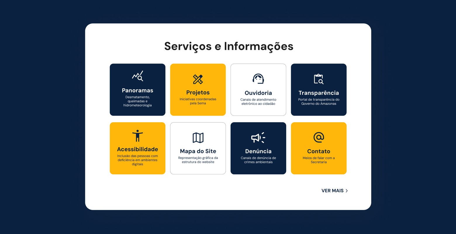 Exemplo de botões coloridos