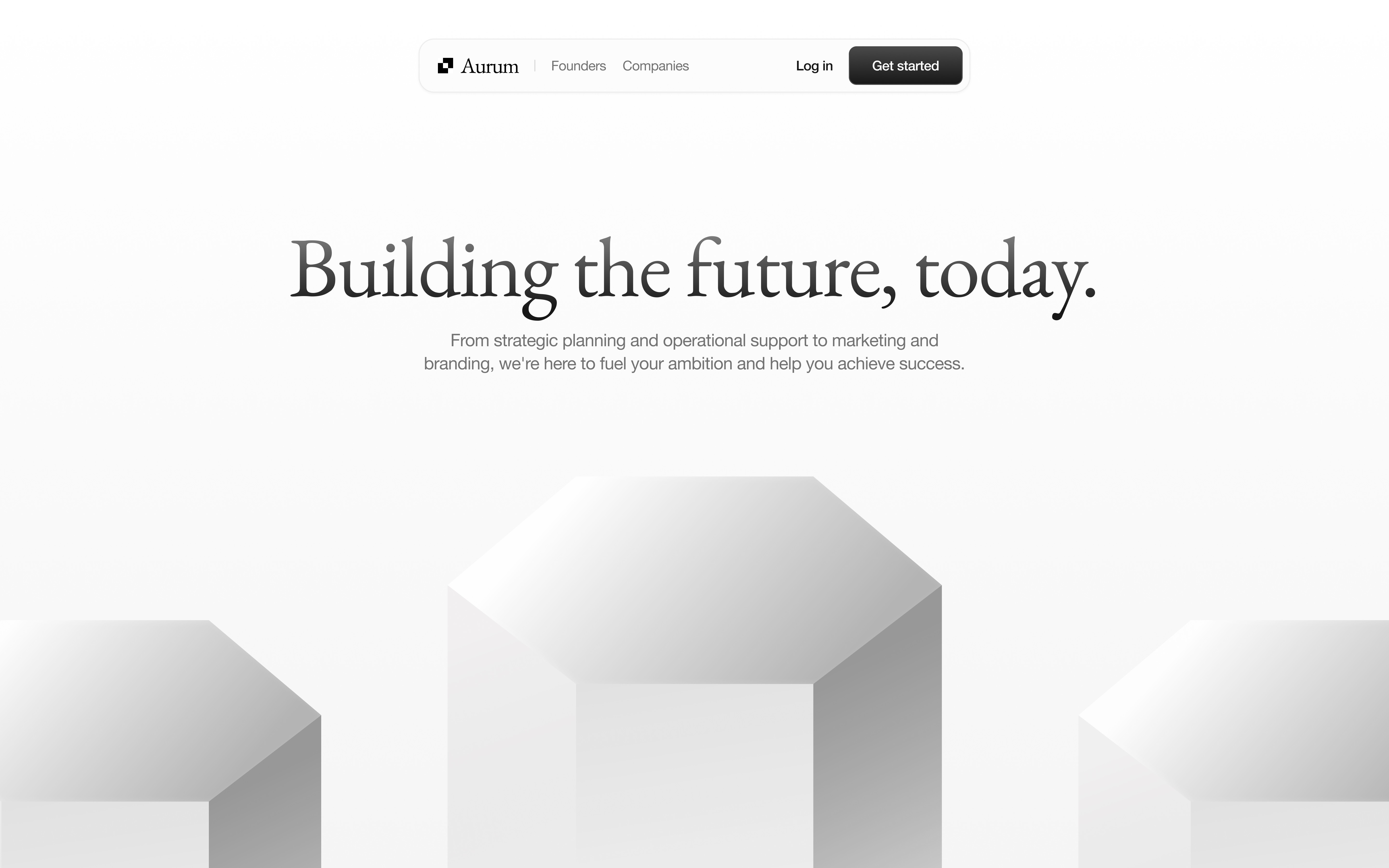 Venture landing page