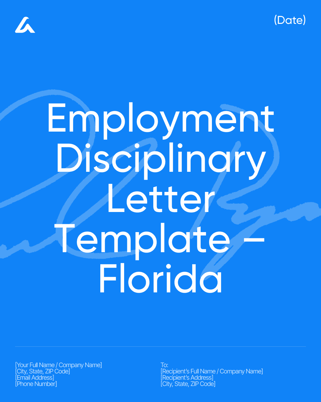Employment Disciplinary Letter Template – Florida