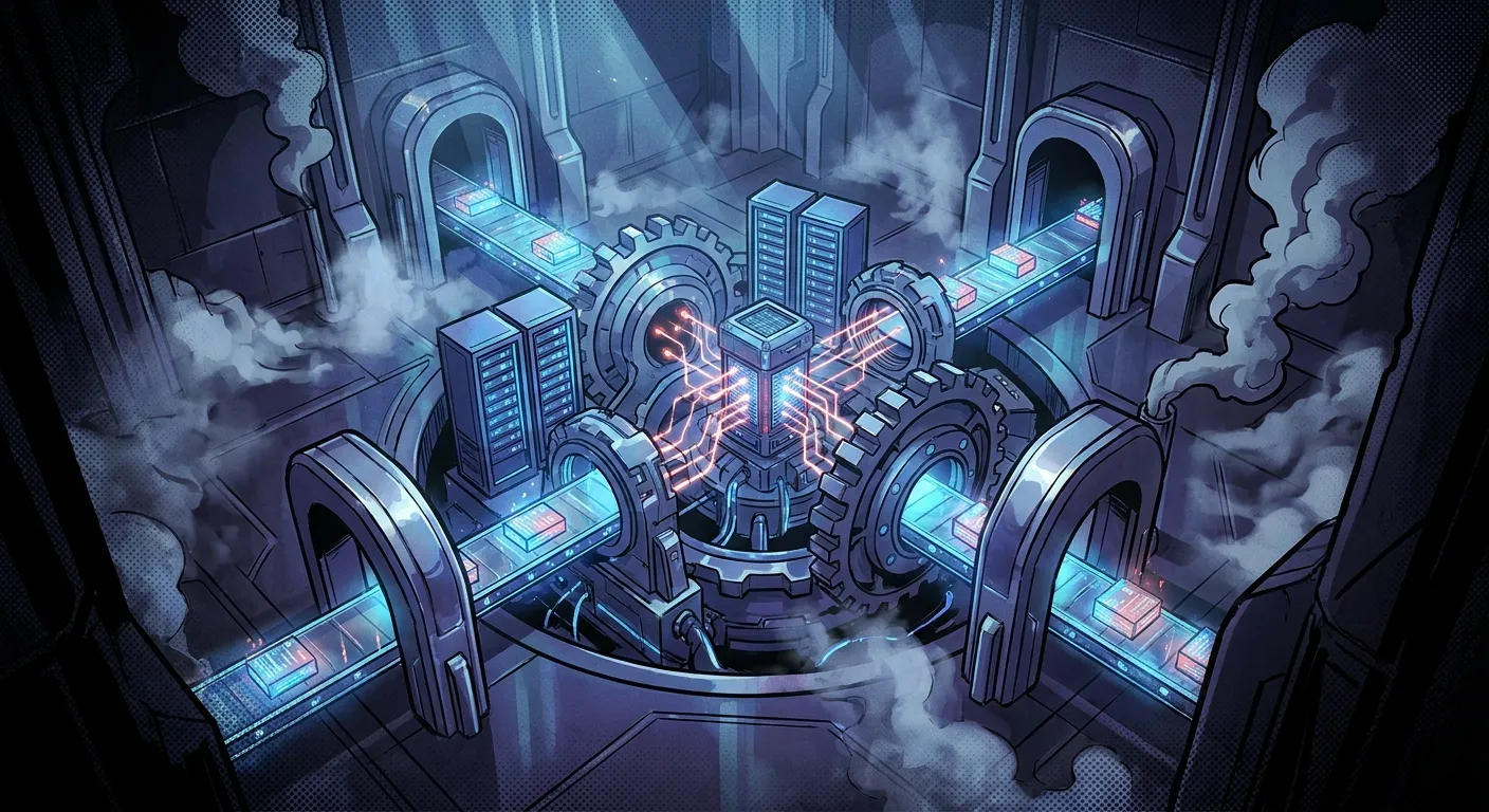 "RockN' Socials digital marketing agency tech gears and circuits system."