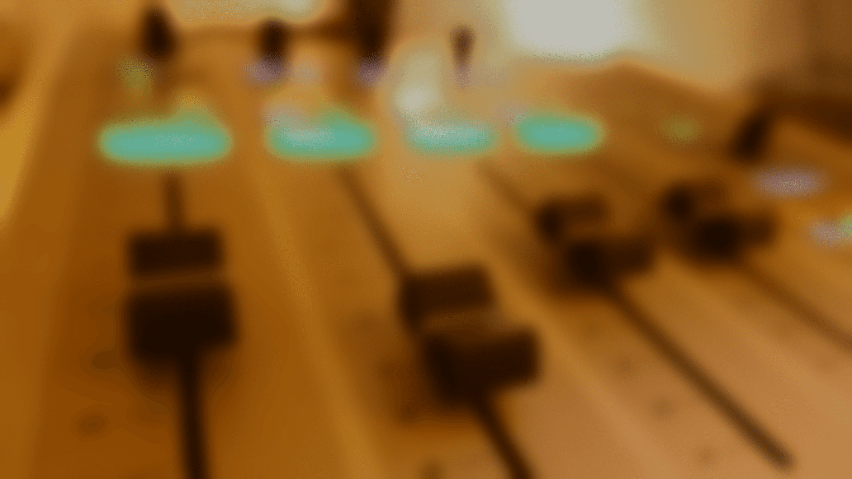 a close up of a sound board with knobs