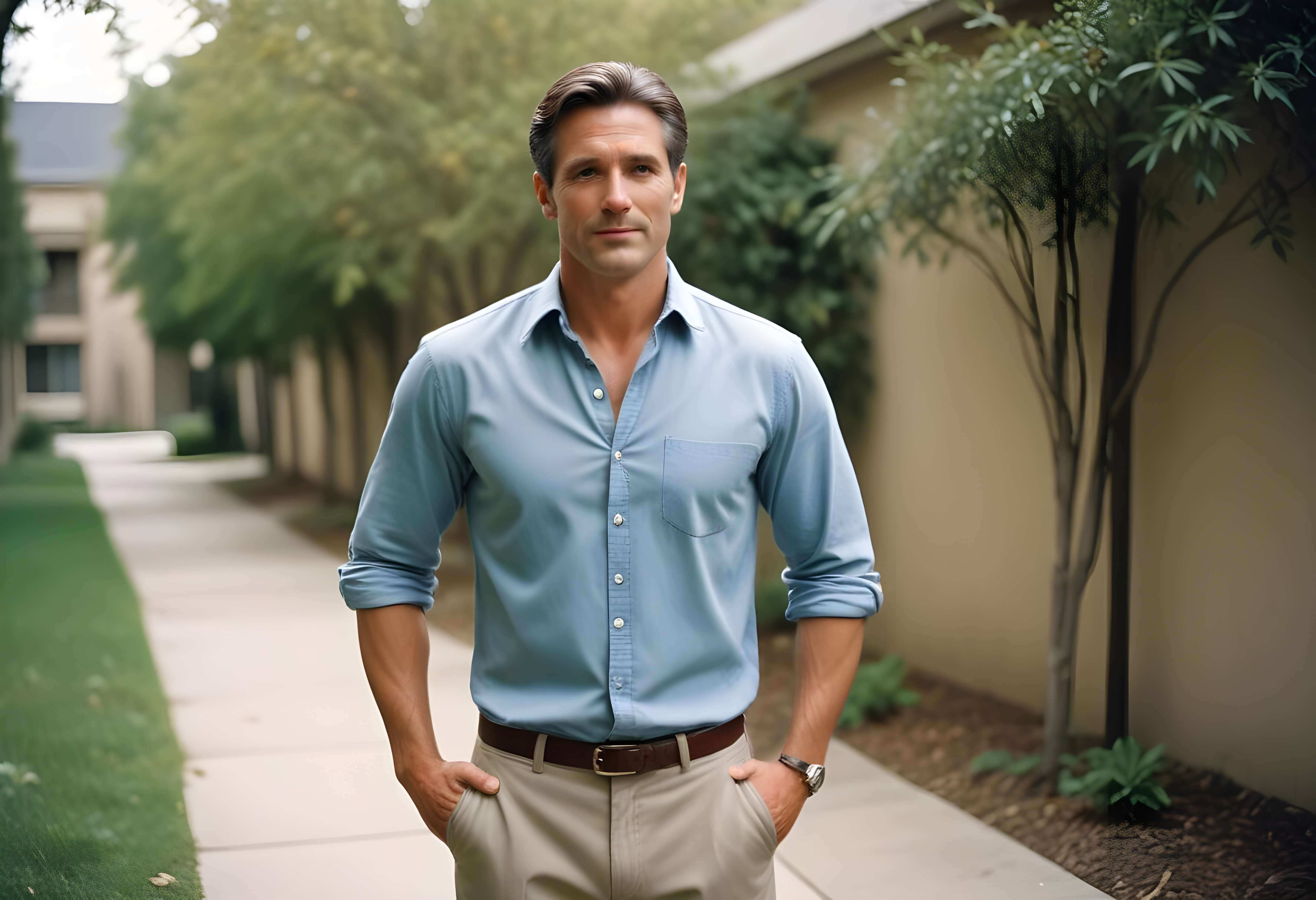 A healthy fit man