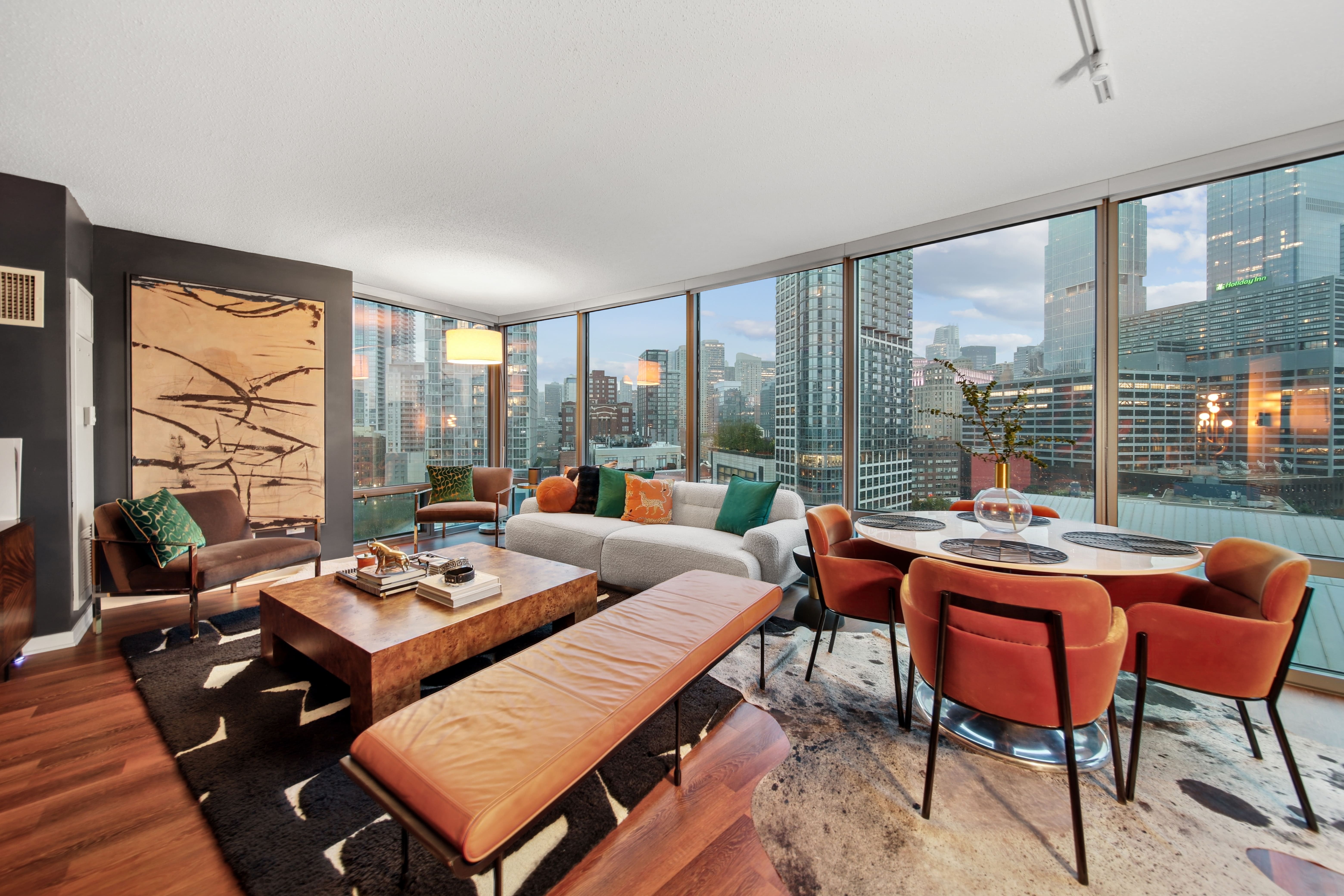 bright modern living room